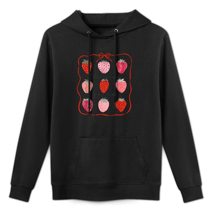 Women Third Grade Is My Jam Strawberry Third Grade Teacher Medium-Weight Fabric Hoodie