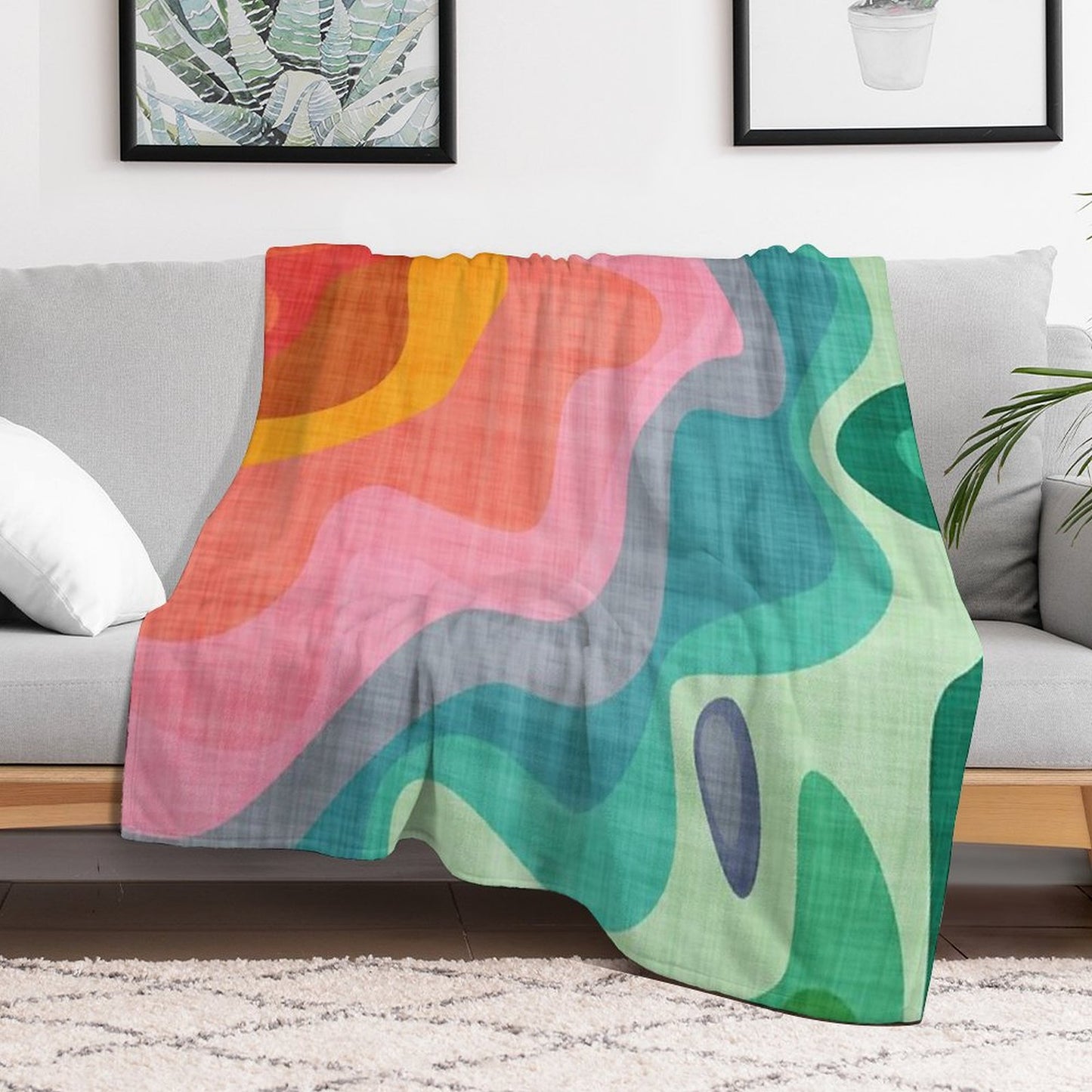 Flouncy Flouncy Throw Blanket