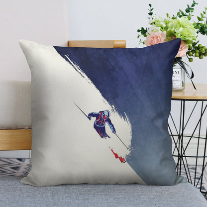 Powder to The People Linen Throw Pillow Cover