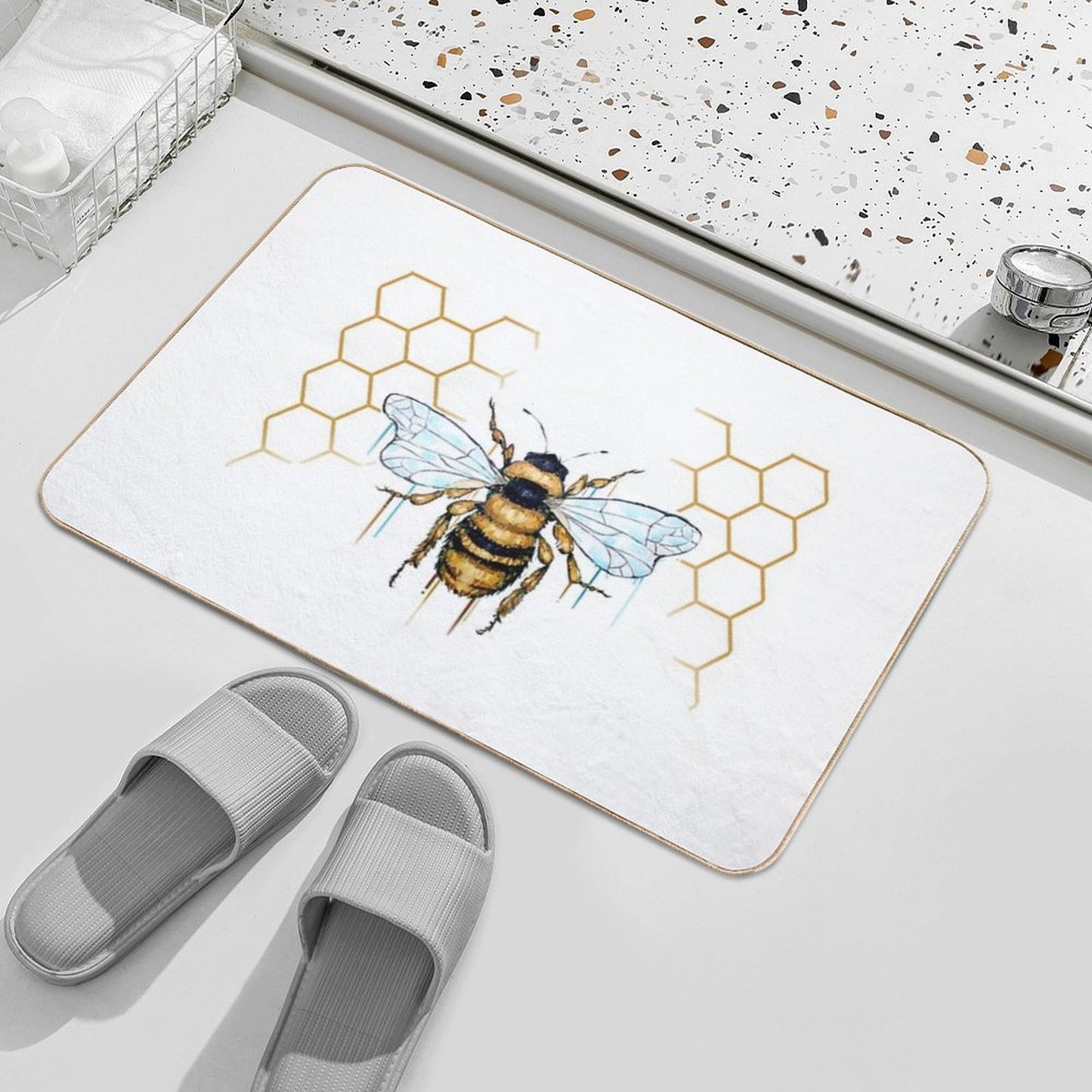 Bumble Bee Bath Mat