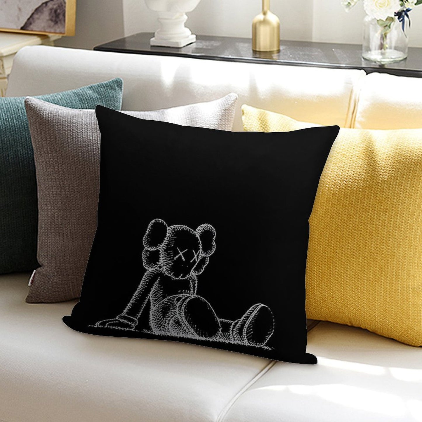 So Tired! Soft Hidden Zipper Throw Pillow