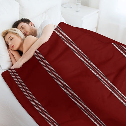 RED BALL CRICKET Throw Blanket