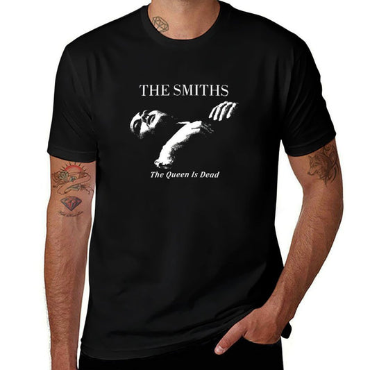 The Smiths The Queen Is Dead  Ribbed Collar T-Shirt