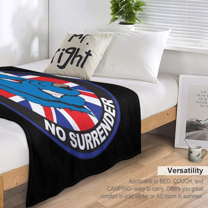 Retro Union Bears - Rangers Throw Blanket