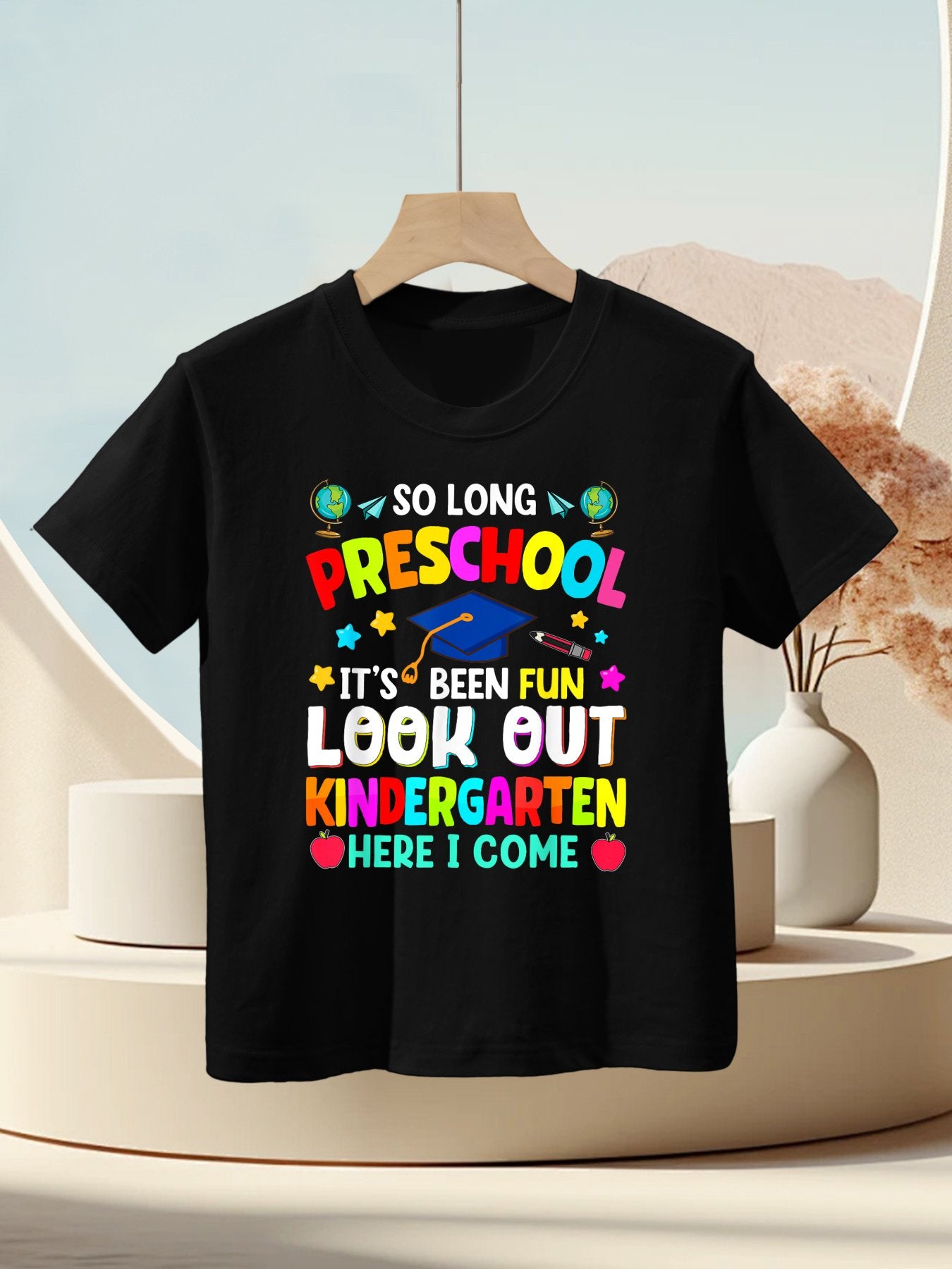 So Long Preschool Graduation Graduate Teacher Kid Boy Girl Kids T-Shirt