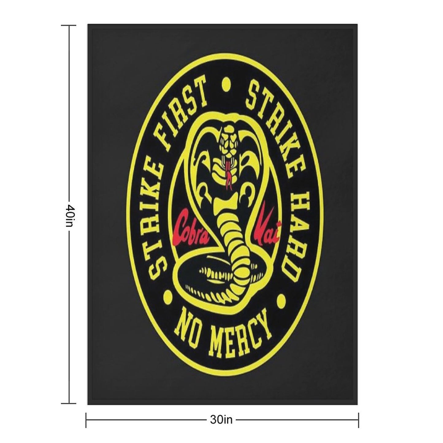 Cobra Kai Throw Blanket