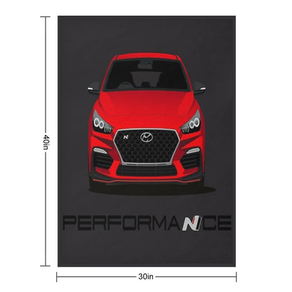 I30N (custom Red) Throw Blanket