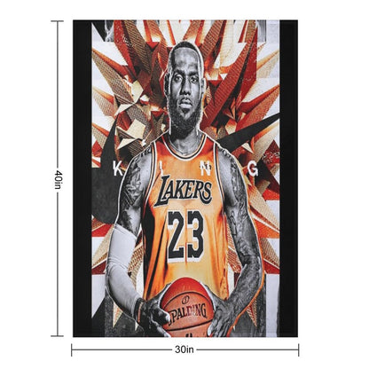 The King James 23 Throw Blanket