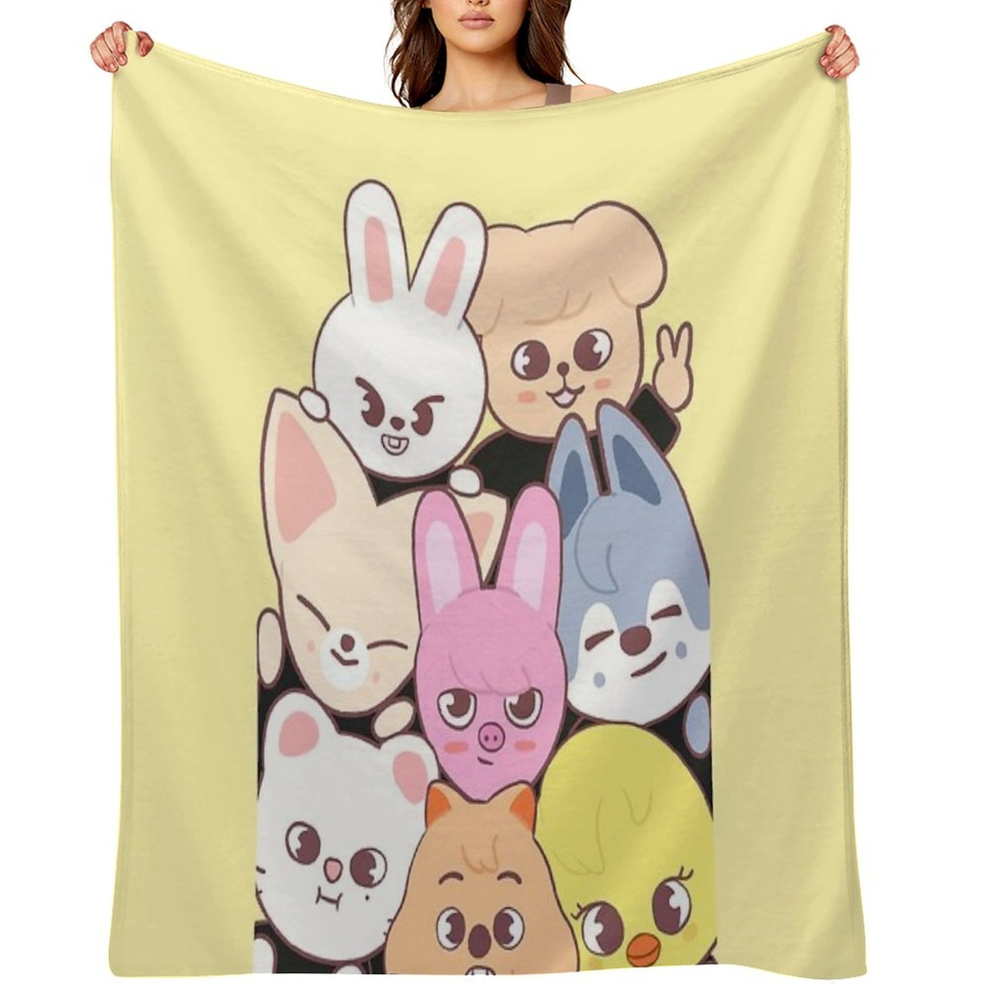 Stray Kids - Skzoo Throw Blanket