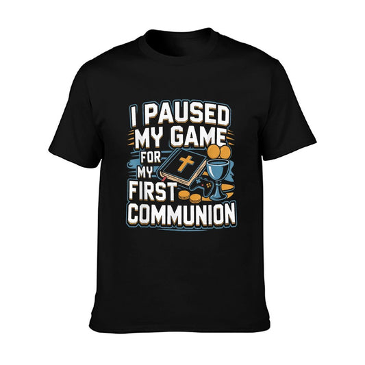 My First Communion Video Game Controllers Boys Girls T-Shirt
