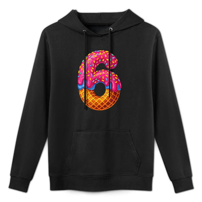67 Ice Cream Drip Meme Funny Six Seven Gen-Alpha Couple Kangaroo Pocket Hoodie