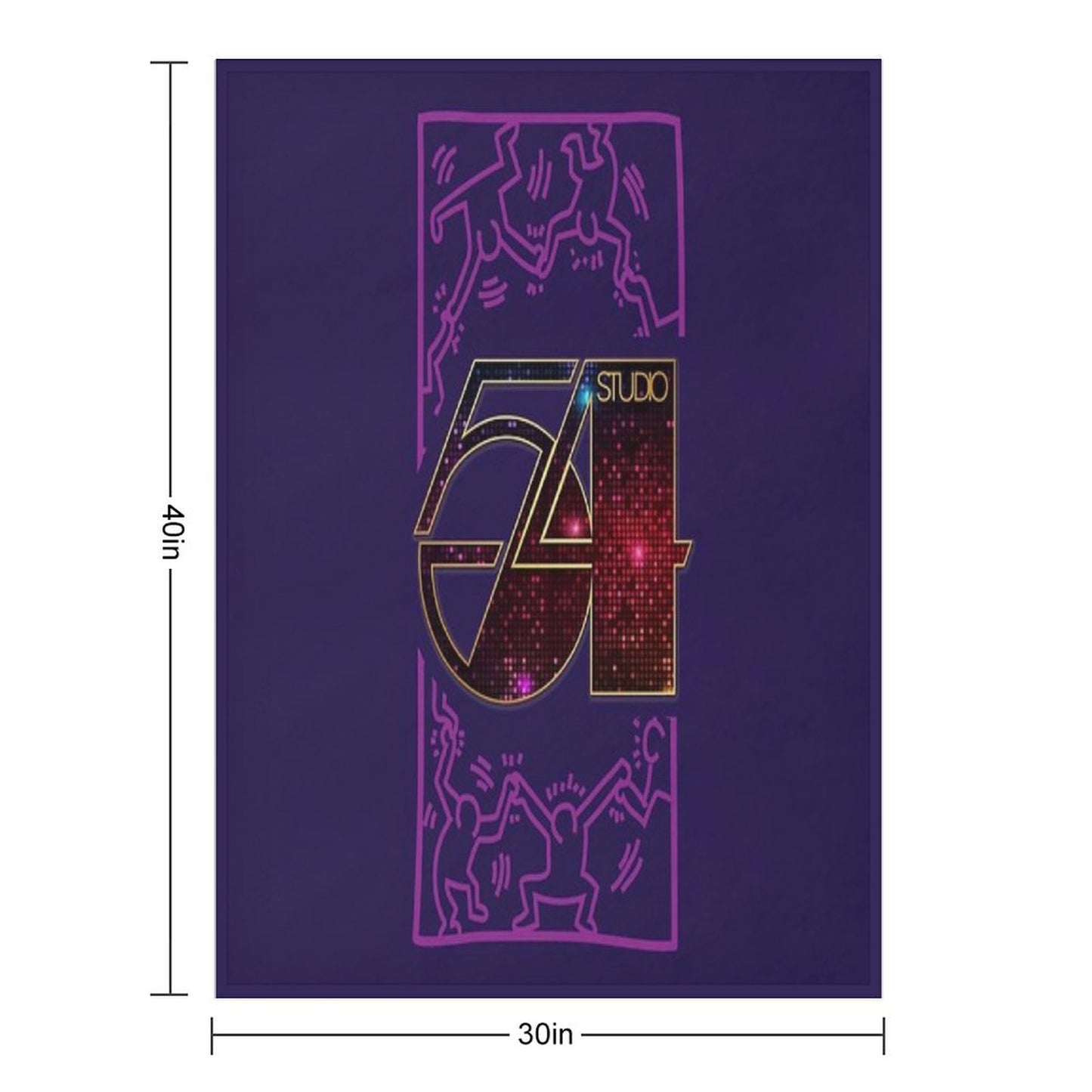 People Love to Dance (Studio 54 Edition) Throw Blanket