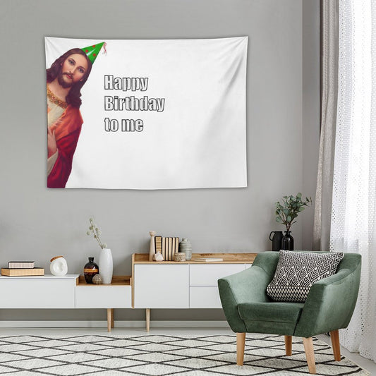 Happy Birthday to Me Tapestry