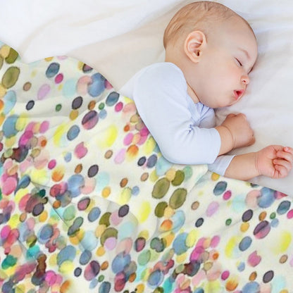 Color Drops Throw Blanket