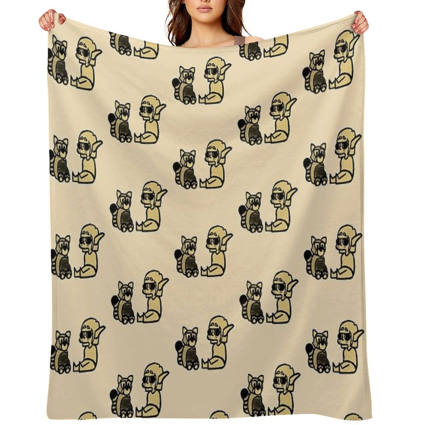 Dr. Animal Throw Blanket