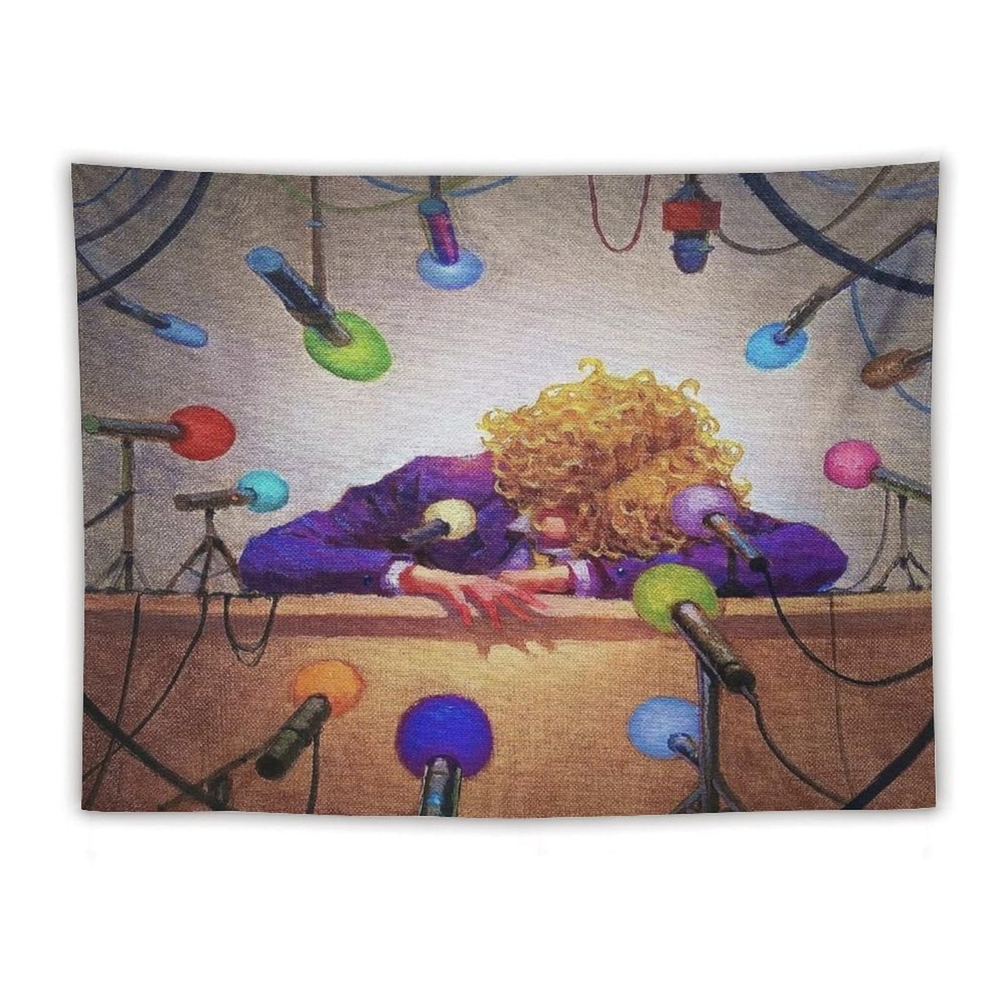 Позорники В Прямом Эфире (the Shamefuls in Live) Tapestry