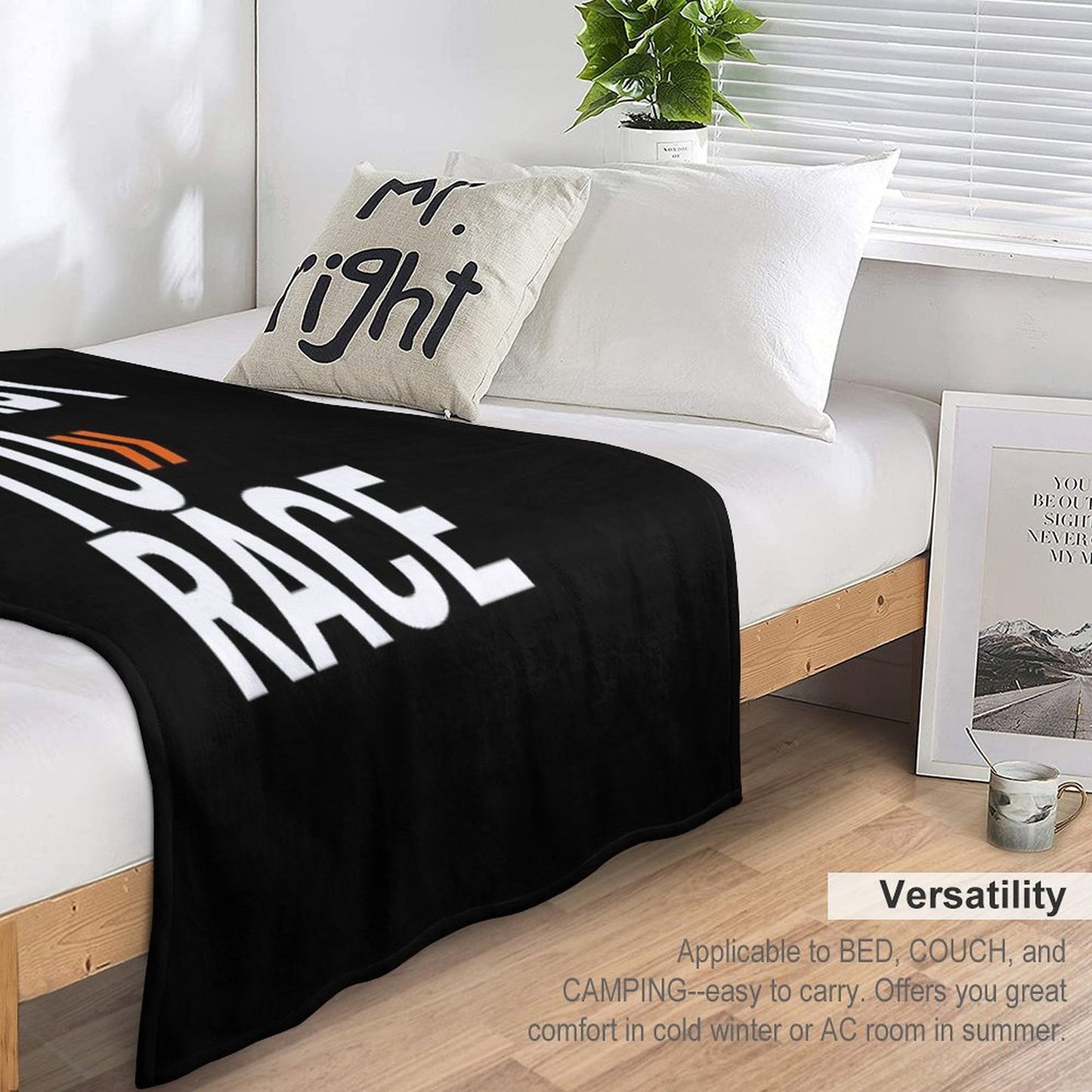 Ready to Race Throw Blanket