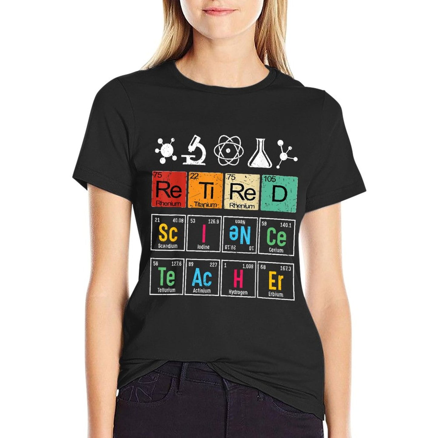 Retired Science Teacher Learning School Retirement T-Shirt