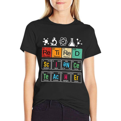 Retired Science Teacher Learning School Retirement T-Shirt