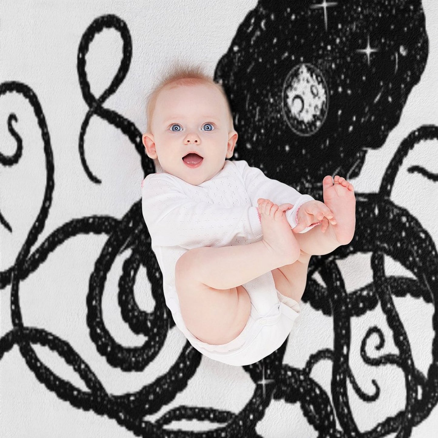 Galactapus Throw Blanket