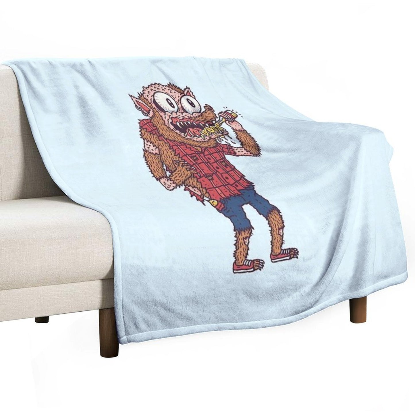Werewolf Throw Blanket