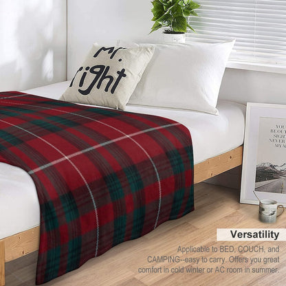 Stuart Of Bute Scottish Tartan Throw Blanket
