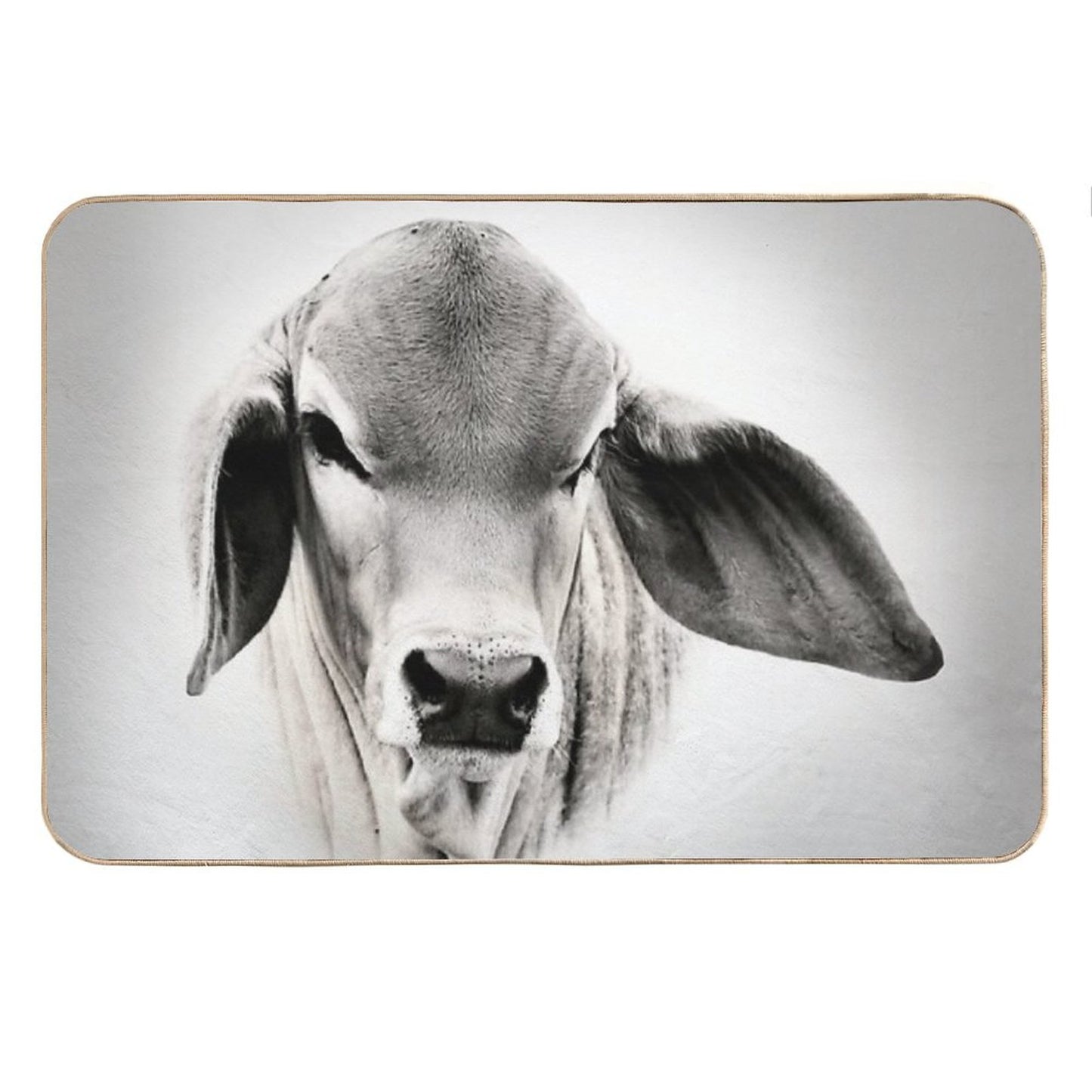 BRAHMAN CALF, WALL ART AND DESIGNS Bath Mat