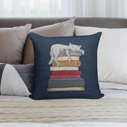 How to Chill Like A Cat Soft Multiple Sizes Throw Pillow