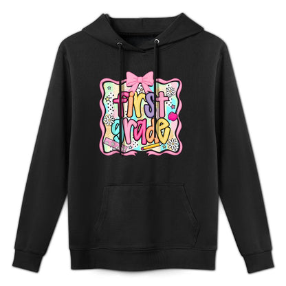 Back To School Hello First Grade Team 1st Grade Boy Girl Unisex Design Hoodie