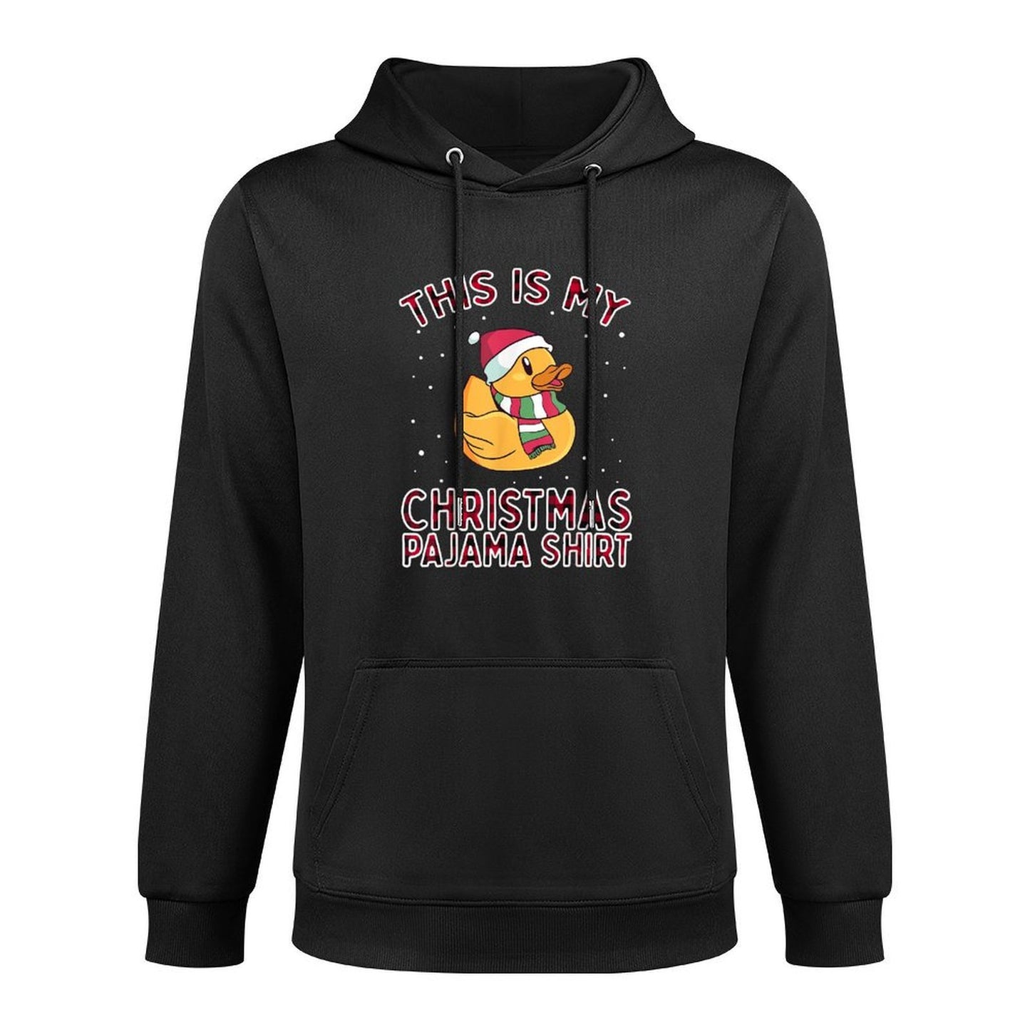 Christmas Pajamas For Family Duck This Is My Funny Xmas Gift Shrink-Resistant Hoodie