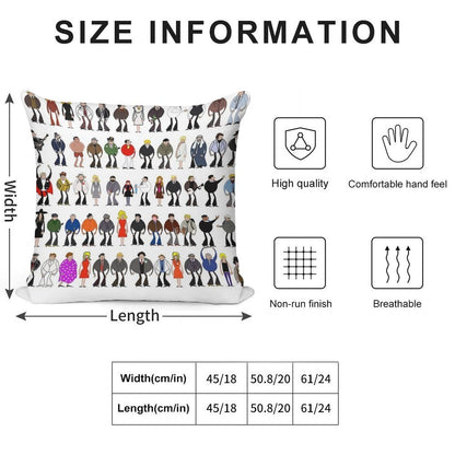 Columbo - The Murderers Soft Reinforced Edging Throw Pillow