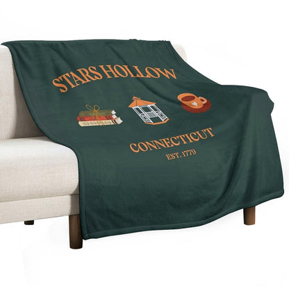 Stars Hollow Connecticut Throw Blanket