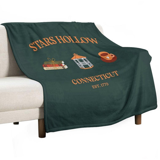 Stars Hollow Connecticut Throw Blanket