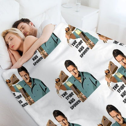 Jeff Probst The Tribe Has Spoken Throw Blanket