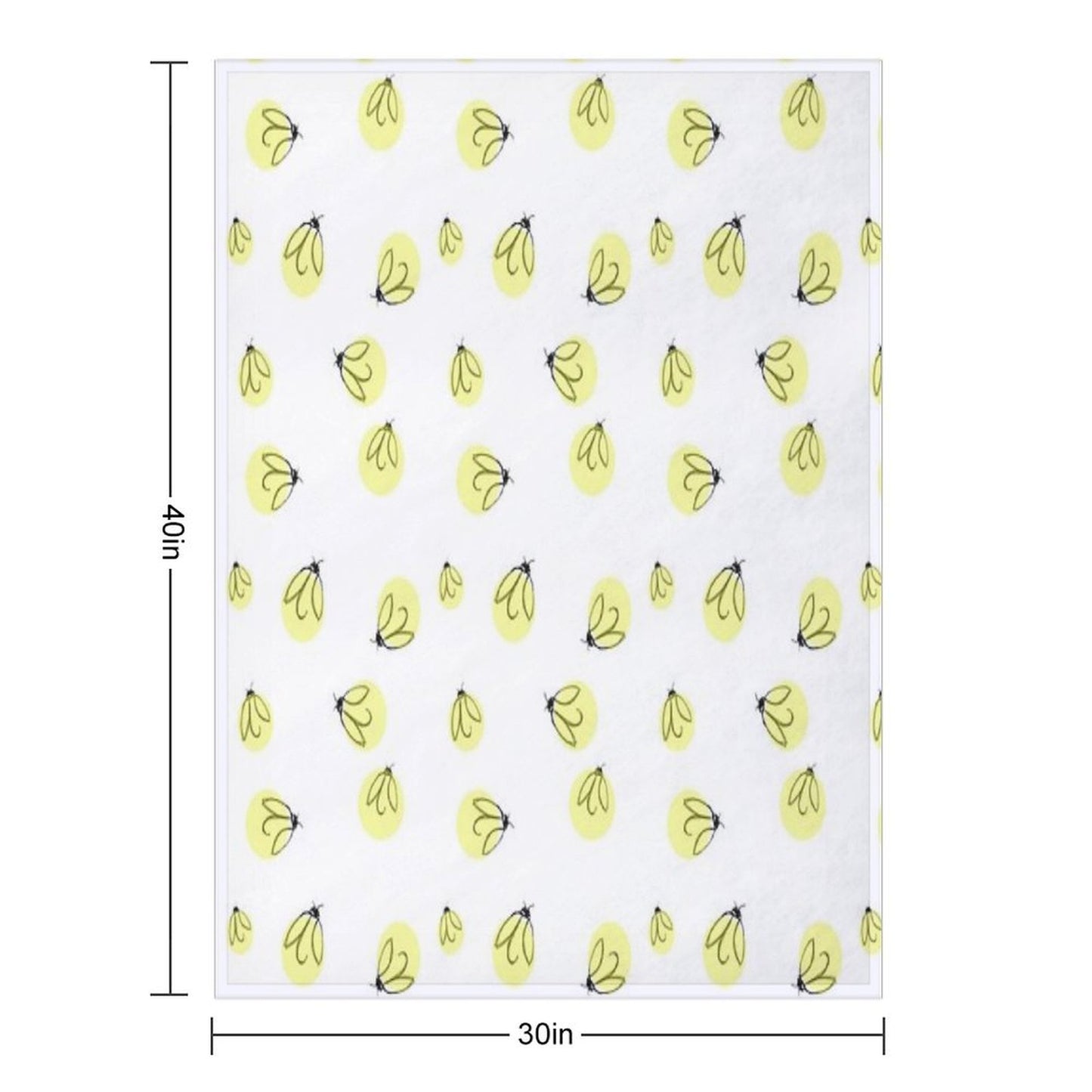 Fireflies, Lightning Bugs Throw Blanket