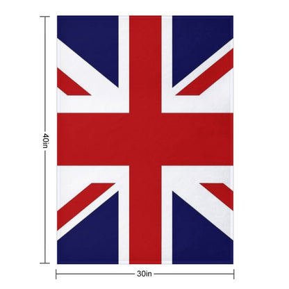 Union Jack Flag of The UK Throw Blanket