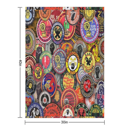 Northern Soul Memories Throw Blanket