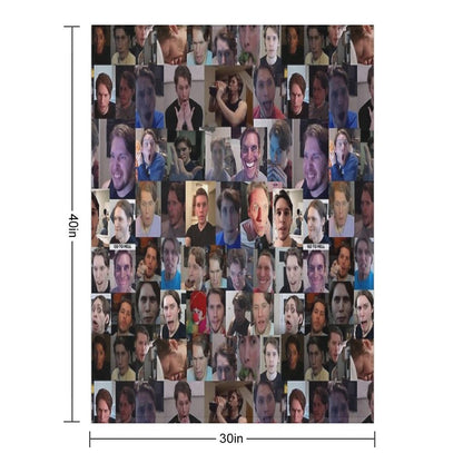 Jerma Collage Throw Blanket
