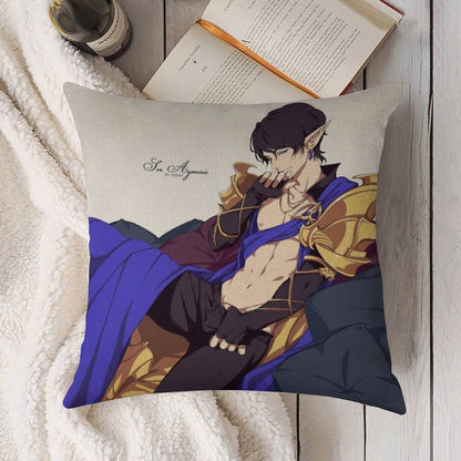 Ser Aymeric Linen Throw Pillow Cover
