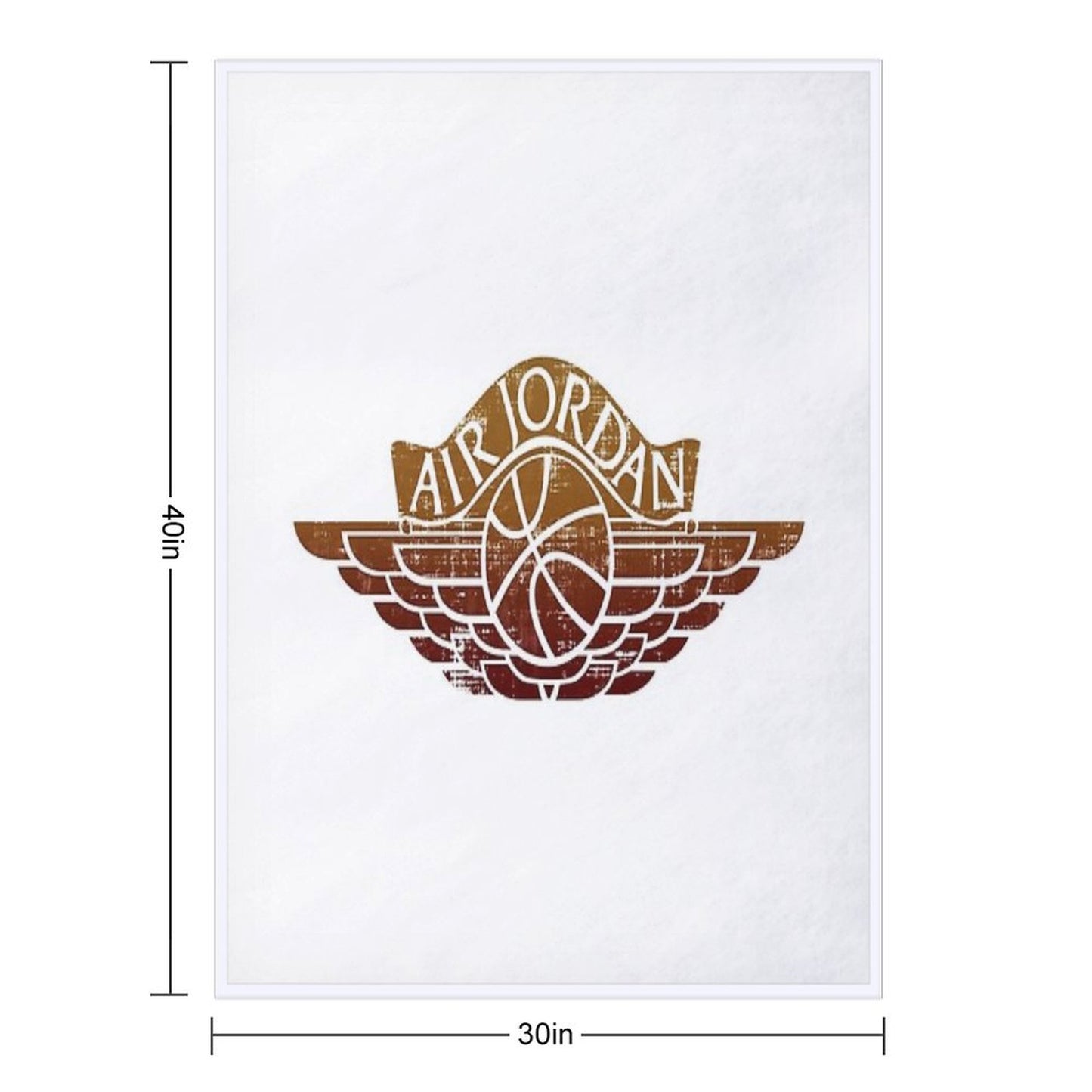 Air Jordan Wings Throw Blanket