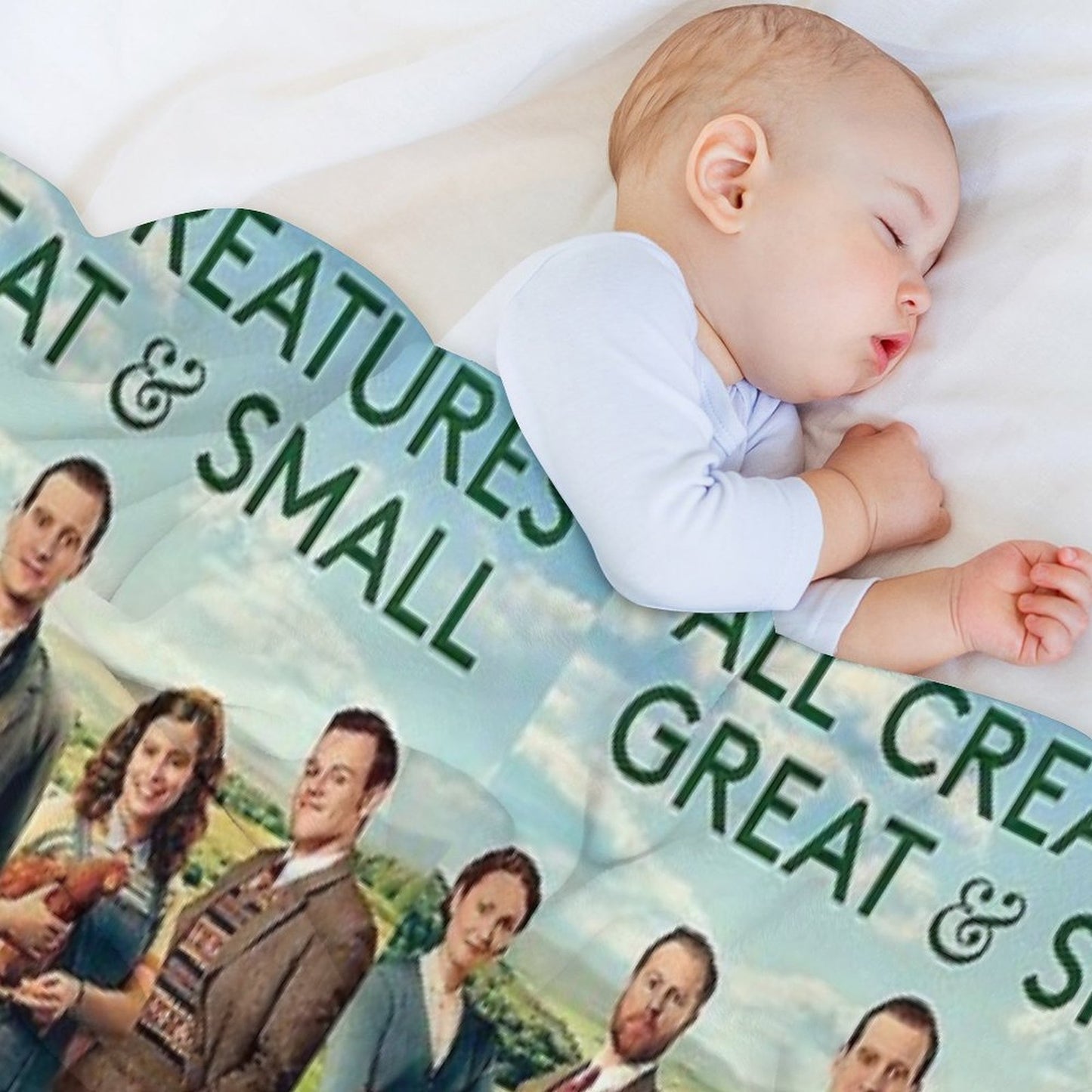 All Creatures Great And Small Vintage Throw Blanket