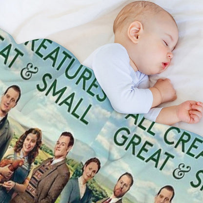 All Creatures Great And Small Vintage Throw Blanket