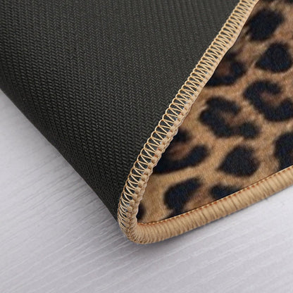 Leopard Print Bath Mat