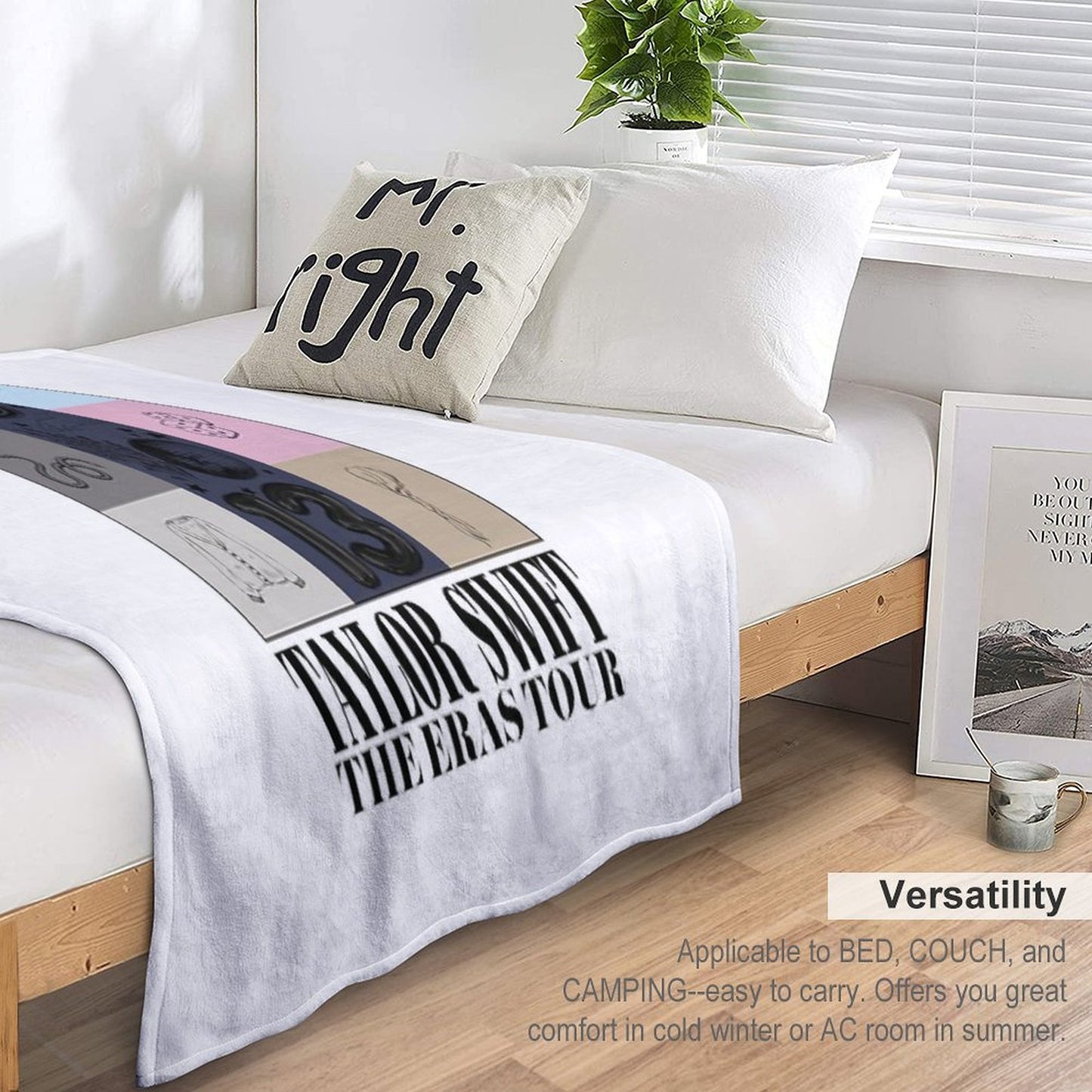 TS The Eras Tour Poster Swiftie Throw Blanket