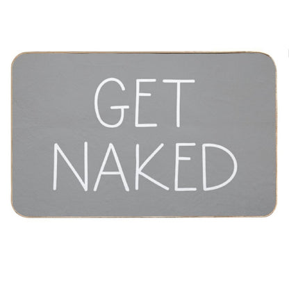 Get Naked Grey Bath Mat