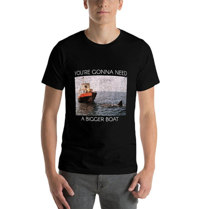 Jaws Screen Grab Youre Gonna Need A Bigger Boat  Fade-proof Color T-Shirt