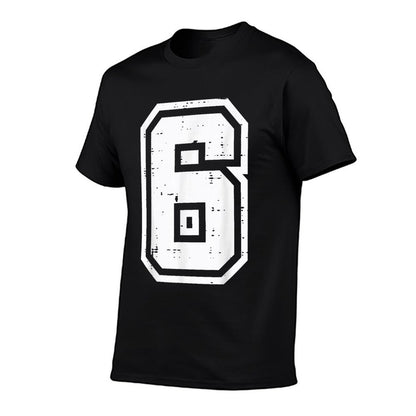 Number 6 Costume Halloween 67 Meme Men Women Kids Youthn  Rolled Sleeves T-Shirt