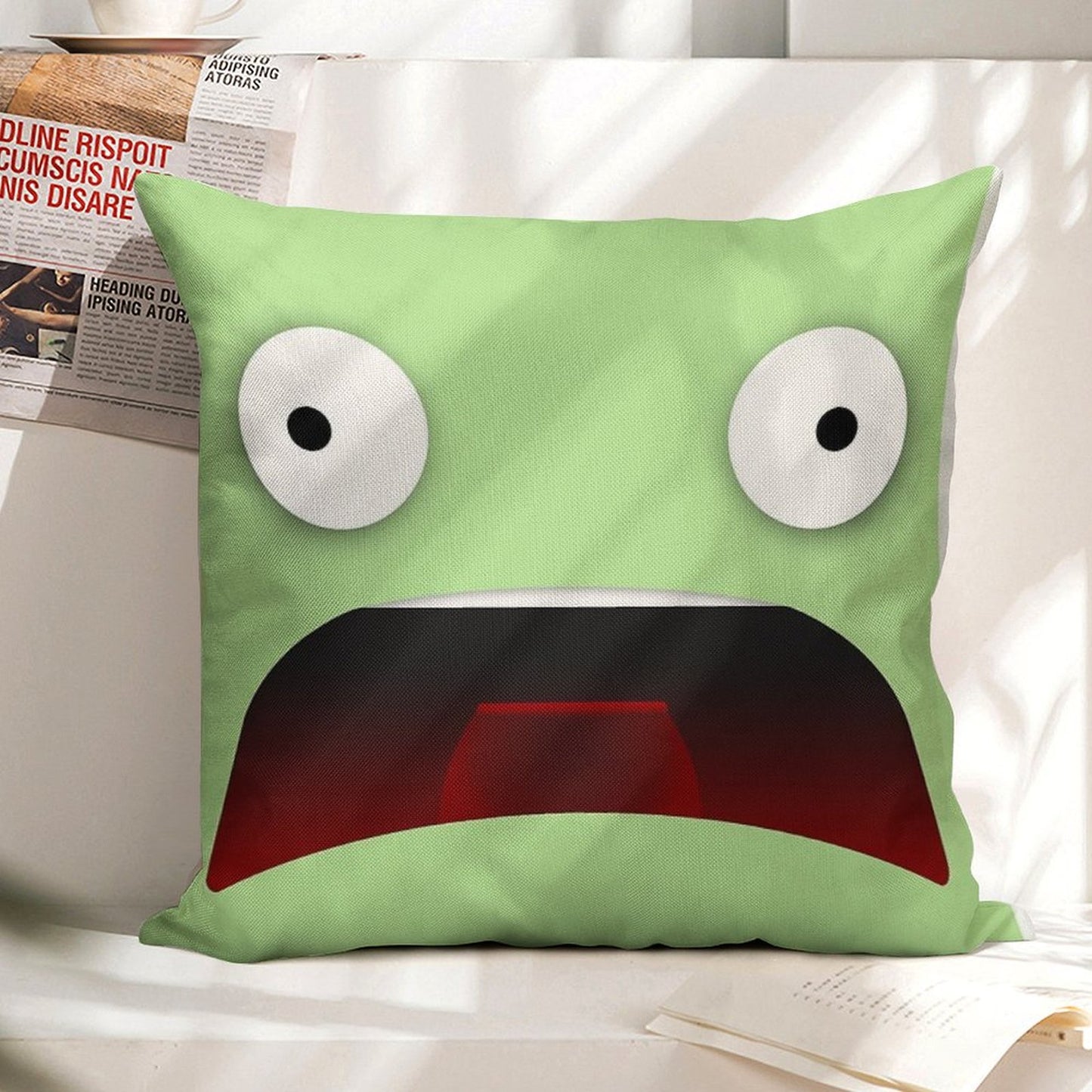 Kerbin, We Have A Problem! Linen Throw Pillow Cover