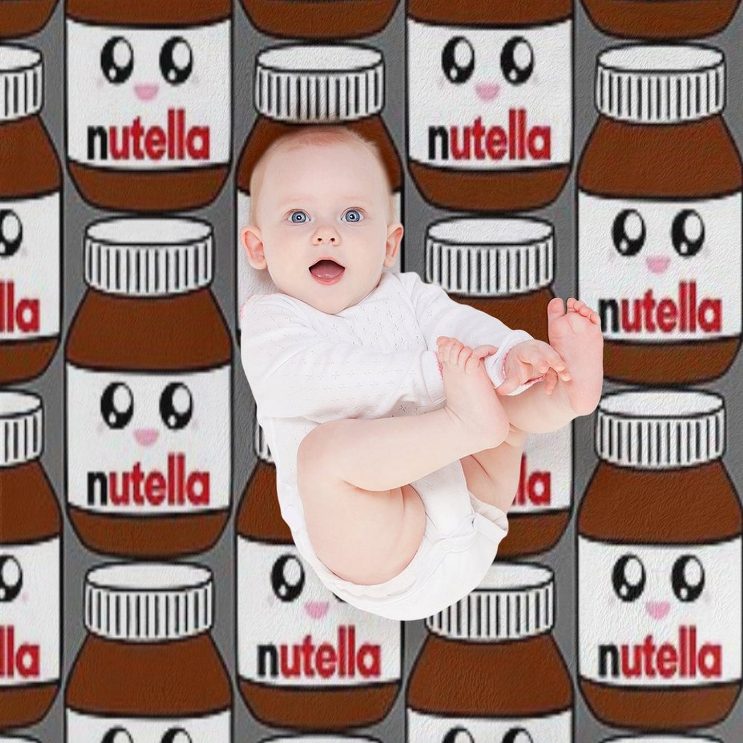 Nutella Throw Blanket