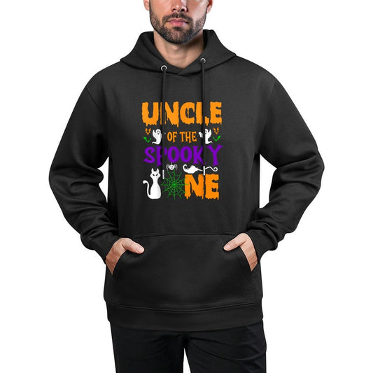 Uncle Halloween 1st Birthday Uncle of The Spooky One Boy Moisture-Wicking Hoodie
